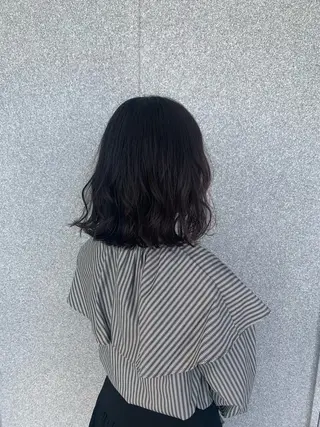 ミディアム カラー ヘアアレンジ 🧸れな/艶カラー /暖色カラー🧸のヘアスタイル