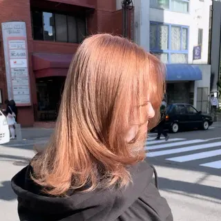 セミロング カラー 後藤 香乃のヘアスタイル