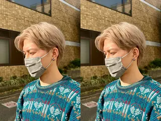 ショート カラー メンズ 髪質改善/縮毛矯正 レイヤー/松川匠のヘアスタイル