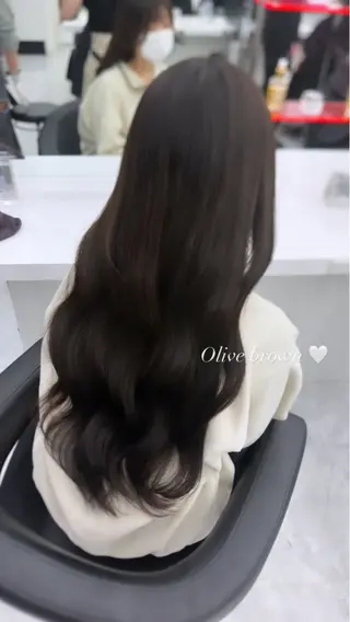 ロング カラー パーマ ヘアアレンジ メンズ キッズ ♥️韓国ヘア レイヤー♥️ゆりのヘアスタイル