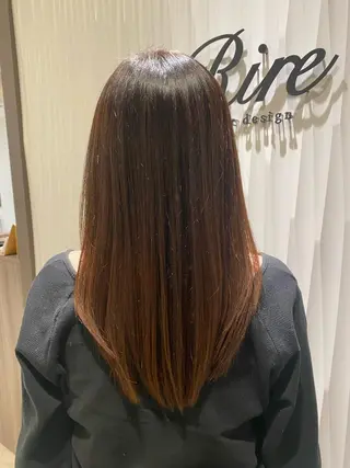 ミディアム 大倉 未波のヘアスタイル