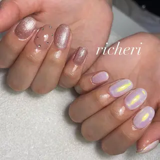 ミディアム ネイル richeri beautyのネイルデザイン
