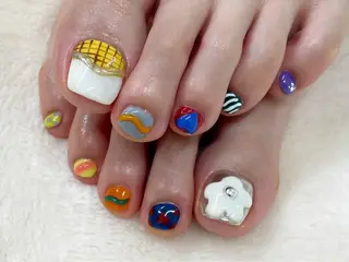 ネイル nail&eyelashsalon atelier fam上本町店所属・アトリエ FAMのネイルデザイン