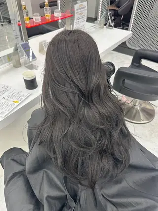 ロング カラー パーマ ヘアアレンジ メンズ キッズ ♥️韓国ヘア レイヤー♥️ゆりのヘアスタイル