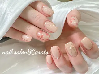 ネイル 💜ワンホンネイル ナインカラット💎のネイルデザイン