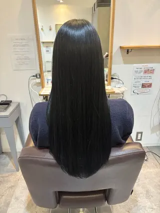 ロング RISE SWELL momone江坂のヘアスタイル