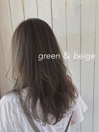 セミロング カラー merc. 福田茜のヘアスタイル