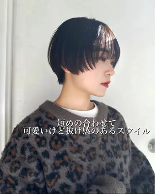 ショート カラー 女性が憧れる ショート/角田愛和のヘアスタイル