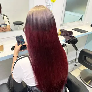 ロング カラー ブリーチカラー 🩵MIZUKIのヘアスタイル