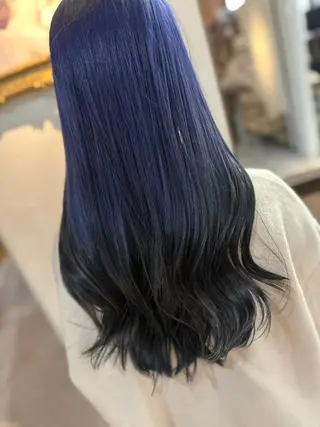 ロング カラー 大潮 梨奈のヘアスタイル