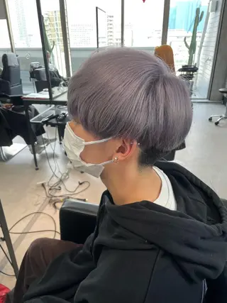 ショート カラー メンズ ALLEN hair 京橋店のヘアスタイル