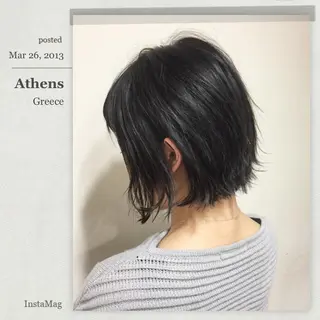 ショート カラー Hair mission【ヘアーミッション】心斎橋所属・エクステ／レイヤー 落合/心斎橋のヘアスタイル