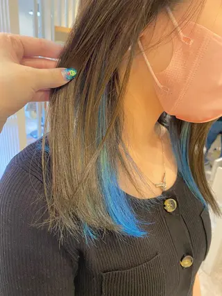 セミロング カラー Design Color🐰アユミのヘアスタイル