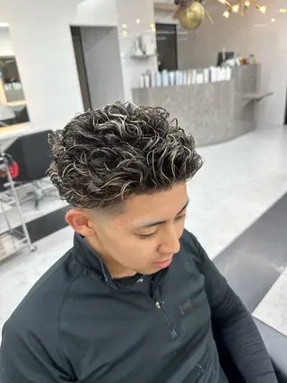 ショート パーマ メンズ メンズ特化🔥🔥 【ALEAP】剣信のヘアスタイル