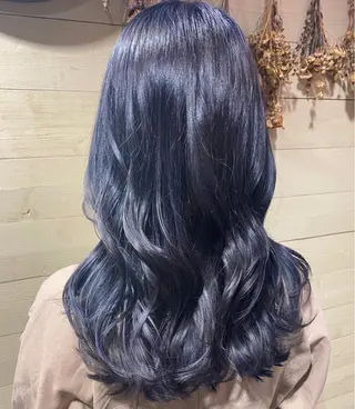 ロング カラー ヘアアレンジ ミズタ マイのヘアスタイル