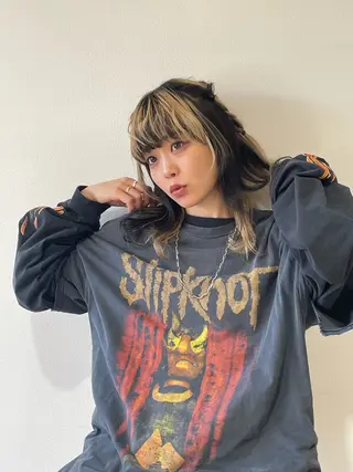 ミディアム ヘアアレンジ andiamo sakae所属・🧬艶髪向井 琉矢🧬のヘアスタイル