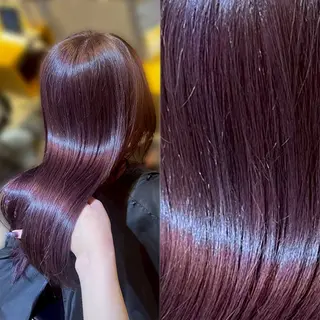 ロング カラー ラフィスヘアードープ所属・👑髪質改善wカラー /ハイトーン/アユカのヘアスタイル