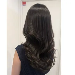 ロング カラー 透明感/韓国風/ fuka🎀🪽のヘアスタイル