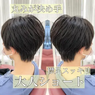 ショート 【髪質改善×カラー】 QUALIS沓掛貴浩のヘアスタイル