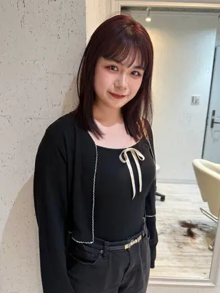 ミディアム カラー mai / linoah˚✧のヘアスタイル