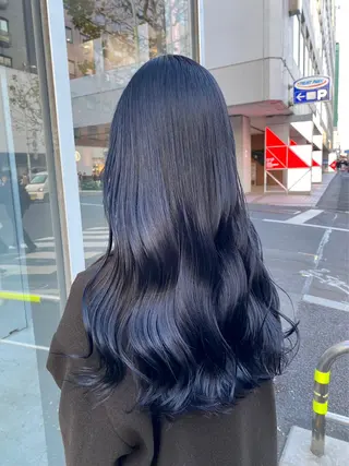 ロング カラー ヘアアレンジ 🫧 THEATER 【公式】🫧天神🫧のヘアスタイル