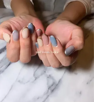 ネイル ﾈｲﾙﾙｰﾑﾘｯｶ 𝐦𝐚𝐲𝐮のネイルデザイン