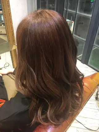 セミロング DECORA sweet(川越)所属・坪田 彩花のヘアスタイル