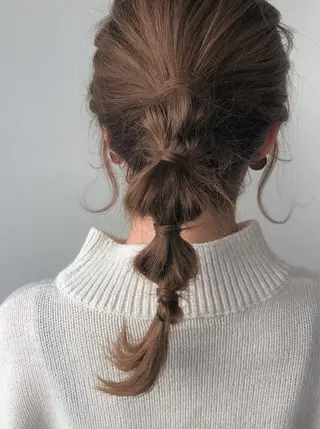 セミロング ヘアアレンジ 長井 徹行のヘアスタイル