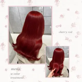 ロング カラー 𝒎𝒐𝒆🩰 名駅/ヘアメ/暖色♡のヘアスタイル