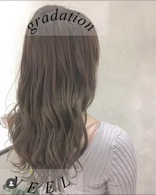 ロング カラー ヘアアレンジ エグチ アキラのヘアスタイル