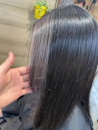 ロング youres hair 髪質改善トリートメント&ヘッドスパ  新宿三丁目店【ユアーズヘア】所属・🦋透明感カラー 👑NODOKA🦋のヘアスタイル