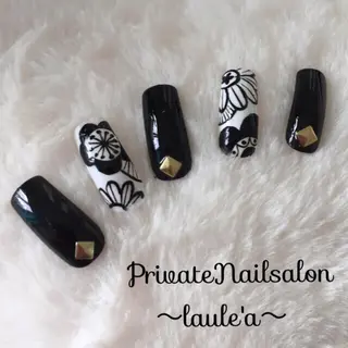 ロング ネイル Nailsalon laule'aのネイルデザイン