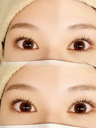 マツエク・マツパ 《目元分析》 似合うまつ毛提案の眉毛・アイブロウイメージ