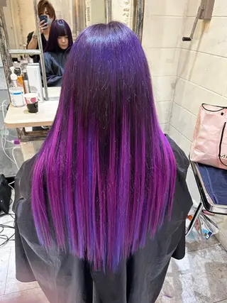 ロング カラー 6Dエクステ板橋店所属・エクステ 吉沢のヘアスタイル