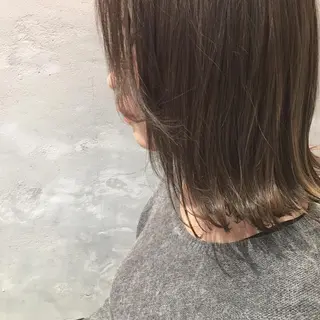 ミディアム カラー レイヤーカット BLend 渋谷のヘアスタイル