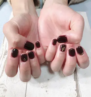 ネイル 北浦和 自爪育成ケアのネイルデザイン