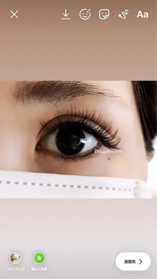 マツエク・マツパ Plume micoのマツエク・マツパデザイン