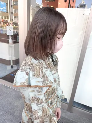 ミディアム カラー 高橋 みく/ minim 暖色のヘアスタイル