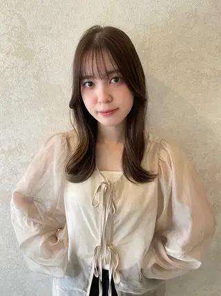 セミロング amoretto 中央駅店所属・amoretto narumi🧸のヘアスタイル