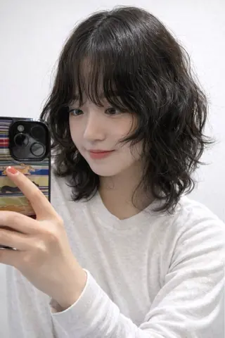 パーマ 本場韓国ヘア特化 아이비/Aibiのヘアスタイル