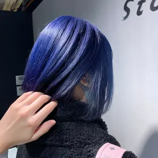 ミディアム カラー 🦋ハイトーンボブ ショート🦋トシキのヘアスタイル