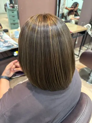 ミディアム ツヤ髪質改善 💜れいな💜のヘアスタイル