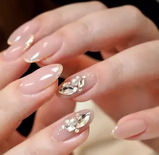 ネイル Amandine所属・渋谷/4週間取れない フィルイン/パラのネイルデザイン