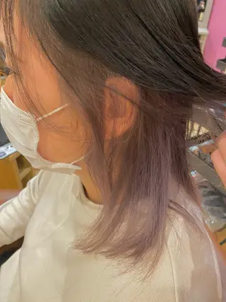 セミロング カラー Design Color🐰アユミのヘアスタイル