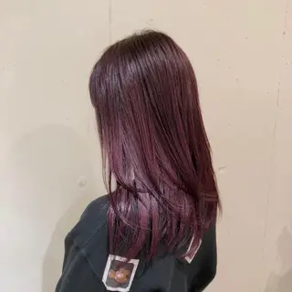 ミディアム カラー パーマ ヘアアレンジ 【ツヤ髪美容師】 ツダケイスケのヘアスタイル