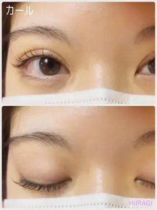 マツエク・マツパ 美容室 HIIRAGIのマツエク・マツパデザイン