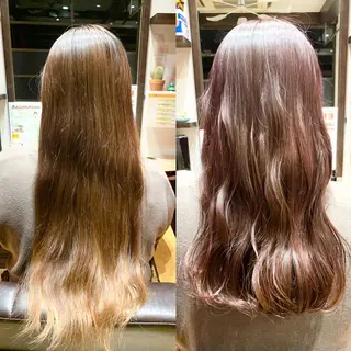 ロング カラー 【くせ毛さんのお悩み 解決🍀】栗橋のヘアスタイル