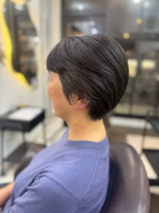 ショート 💘Kurea💘 艶髪/韓国/暗髪のヘアスタイル