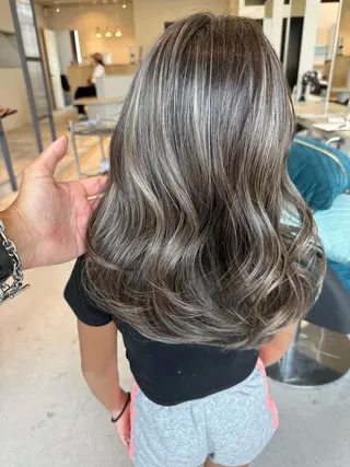 ミディアム カラー キッズ 井上 一平のヘアスタイル