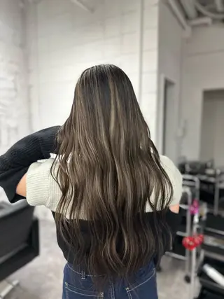 ロング カラー ヘアアレンジ 久米 治仁のヘアスタイル